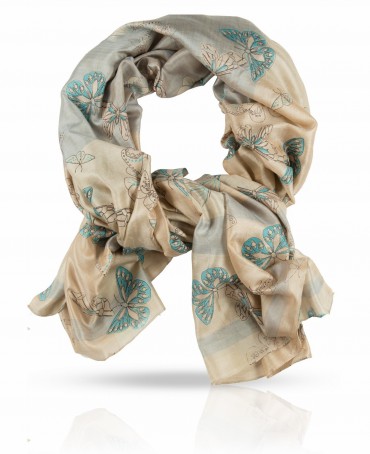 Палантин Женский SN-BUTTERFLY/CORAL